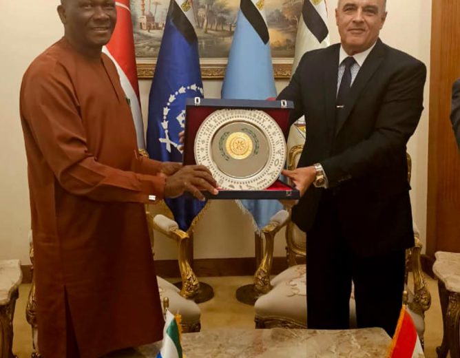 Sierra Leone, Egypt, signed MOU to further military cooperation
