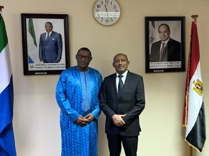 Sierra Leone Ambassador to Ethiopia, Harold Saffa, Advocates for Closer Ties Between AU and Arab League